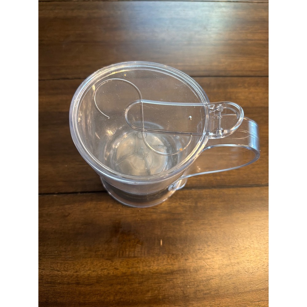 Grosche Aberdeen Bottom Dispensing Tea Steeper Clear Tritan Infuser 17.6oz - Picture 3 of 4